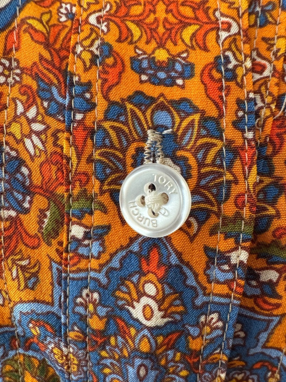 New Tory Burch Soiree Pleated Shirtdress 100% Silk Women's Size 8 *6 - Picture 4 of 12